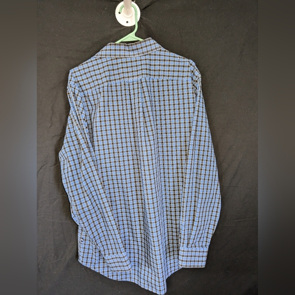 2 Men's Nautica Plaid Button-Up Shirts - Blue and Green - Picture 7 of 7